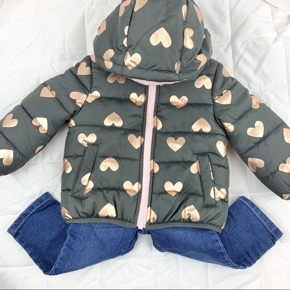 Carter’s Hearts Puffer Jacket